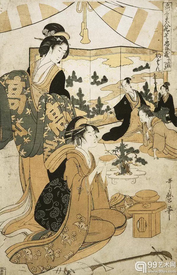 喜多川歌麿浮世绘