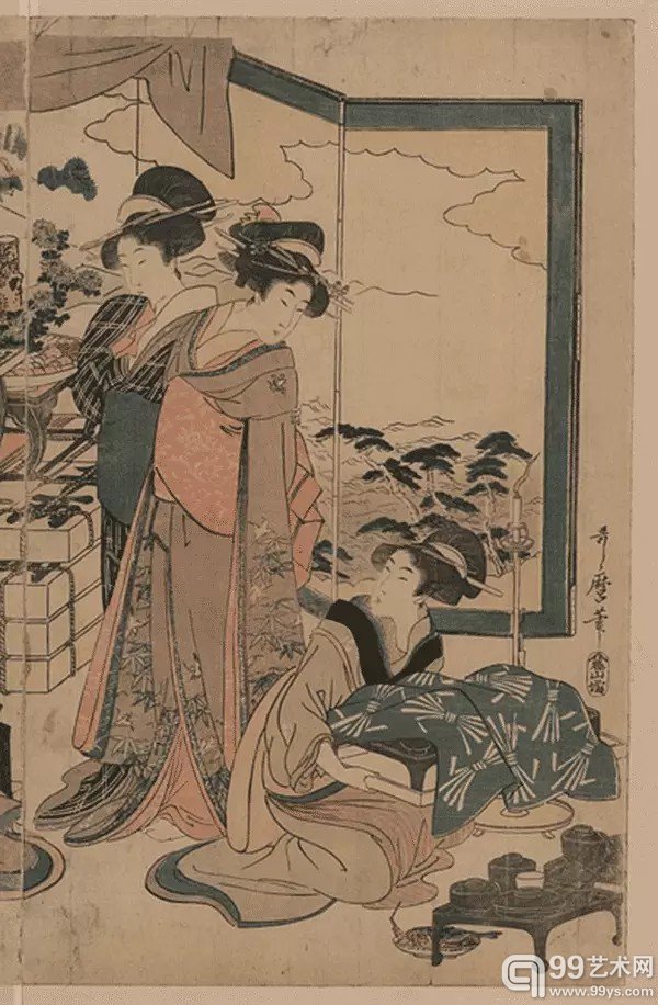 喜多川歌麿浮世绘