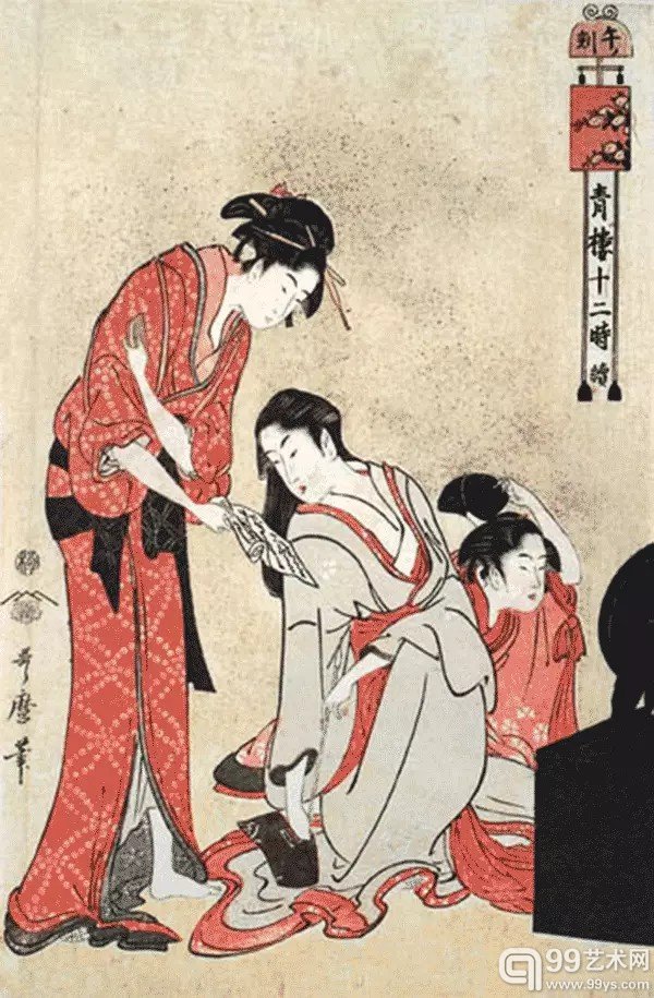 喜多川歌麿浮世绘