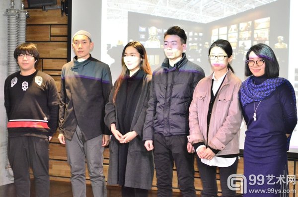 诗婢家青年艺术助力计划获奖艺术家合影