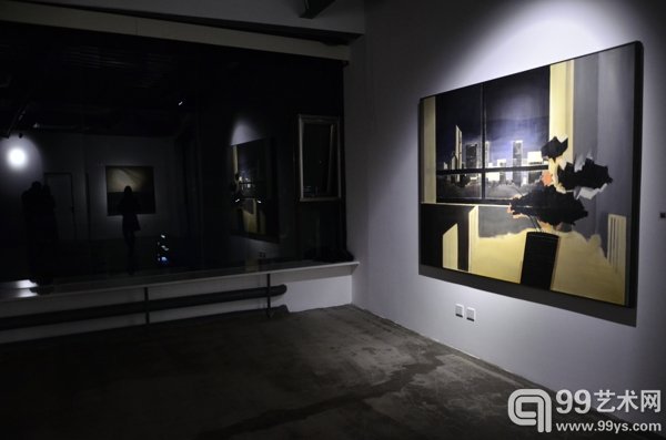 《慢时光——黄鹤个展》现场