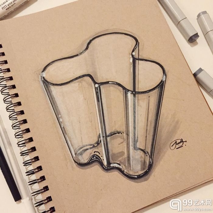 帅小伙Reid Schlegel的设计稿