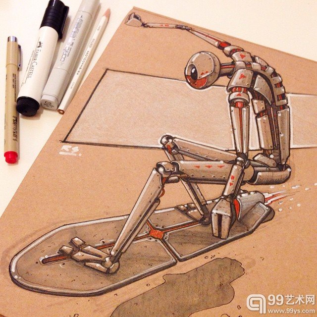 帅小伙Reid Schlegel的设计稿