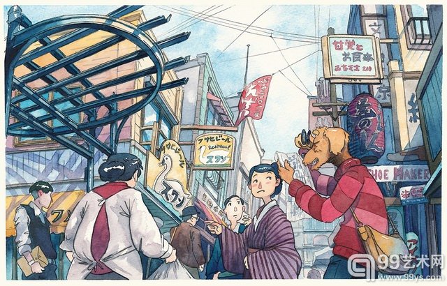 东京插画家MATEUSZ URBANOWICZ作品