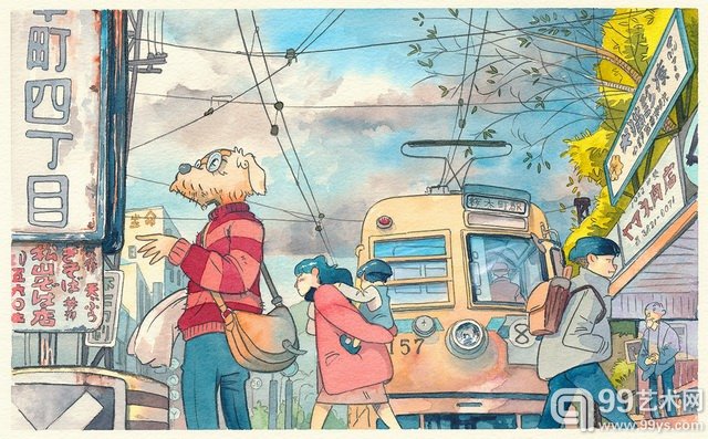 东京插画家MATEUSZ URBANOWICZ作品