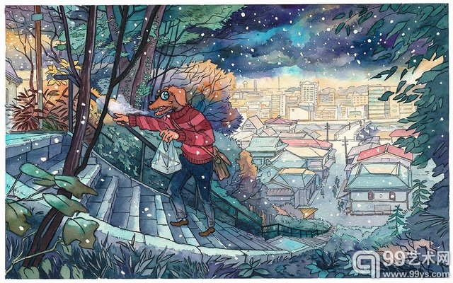 东京插画家MATEUSZ URBANOWICZ作品