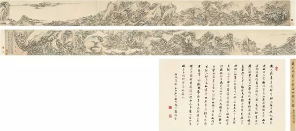 2015西泠秋拍：萧云从 仿黄公望江山胜览图 成交价:897万
