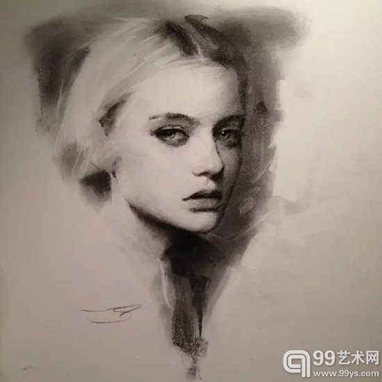 Casey baugh的素描作品