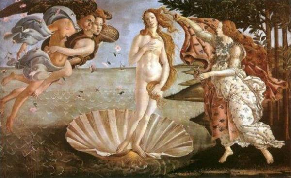 波提切利作品《维纳斯的诞生》