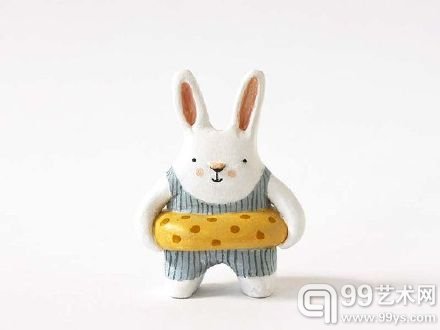 设计师Sweetbestiary的萌系Q版玩偶陶艺设计作品