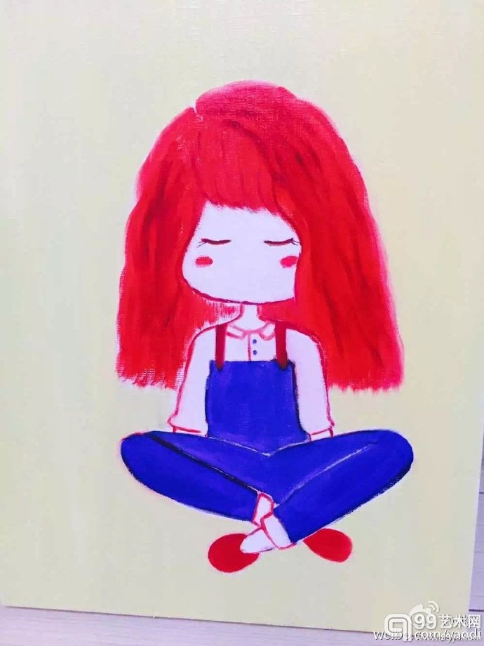 姚笛绘画作品