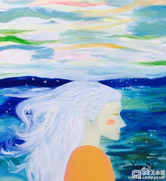 姚笛绘画作品