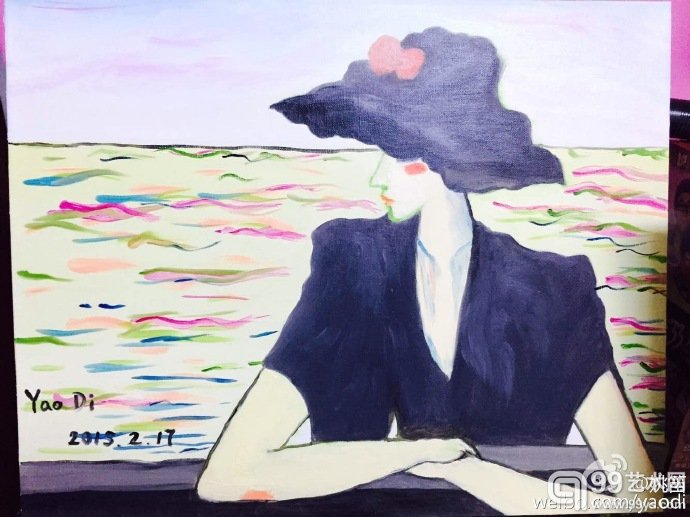 姚笛绘画作品