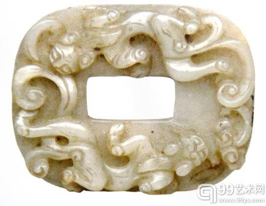 南宋螭虎纹玉饰件2