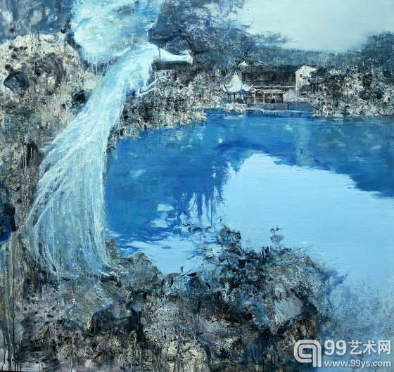 黄礼攸,《记忆•家园》 布面油彩 190cmX180cm 2014.年