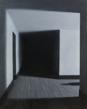 袁庆一 ,《光影》布面油画 2014年 100X80cm