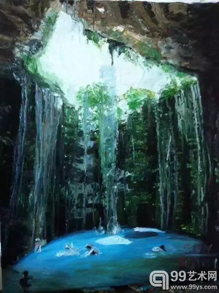 一个自闭症儿童的画作印上了世界超模的裙子