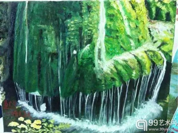 一个自闭症儿童的画作印上了世界超模的裙子