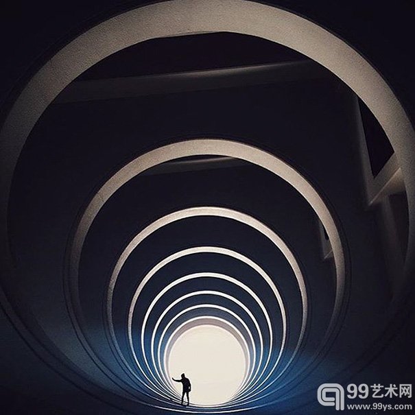 摄影师Traperture拍摄的对称照片