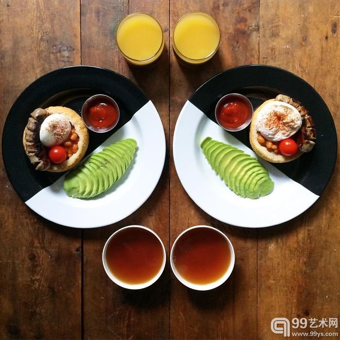 摄影师Traperture拍摄的对称照片