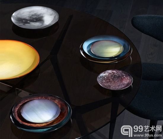 宇宙系列餐具：把太阳系装在盘里