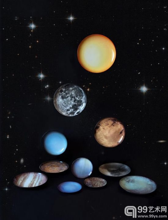 宇宙系列餐具：把太阳系装在盘里