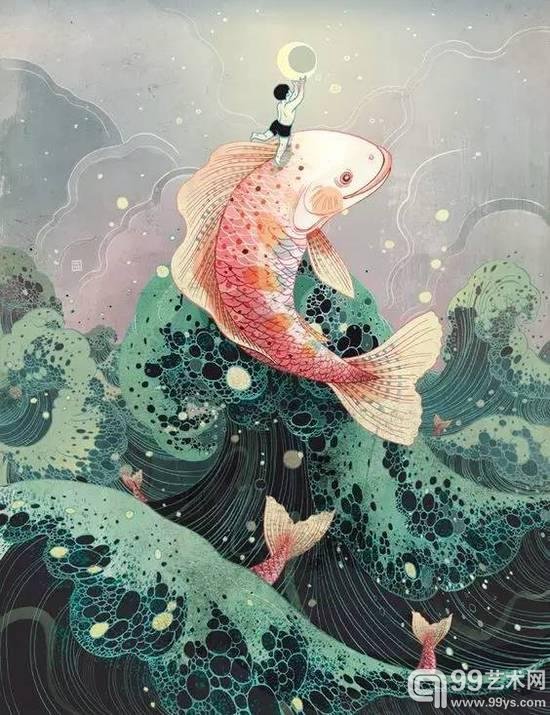 倪传婧画作