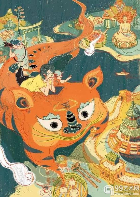 倪传婧画作