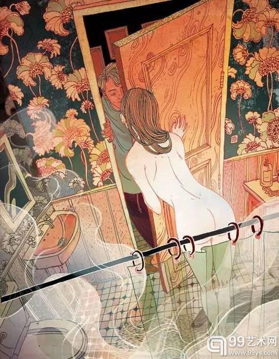 倪传婧画作