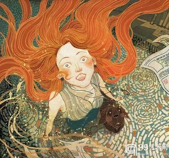 倪传婧画作