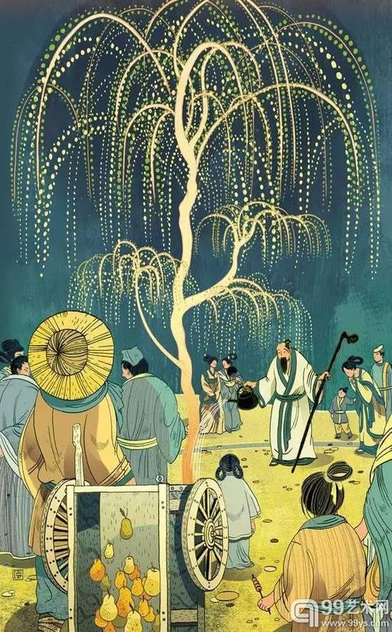 倪传婧画作
