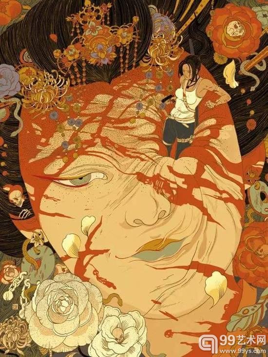 倪传婧画作