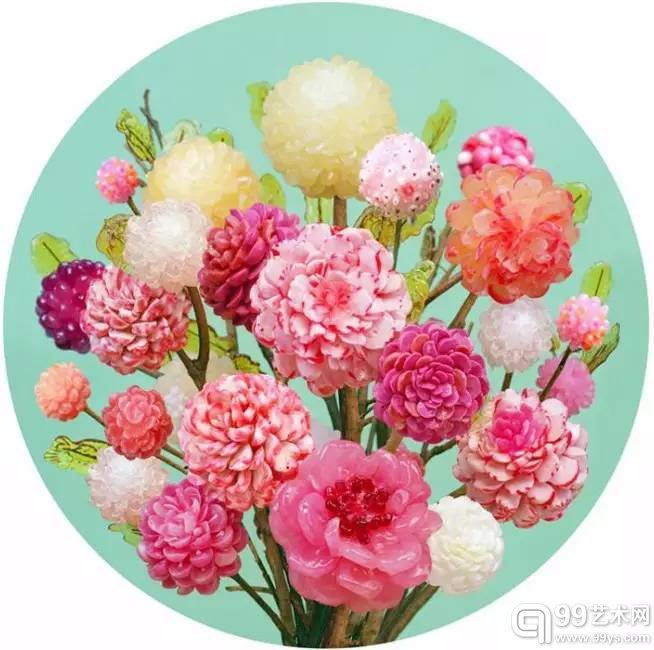 鲜花就像是糖果：小清新版“花开富贵”