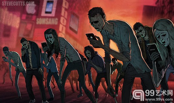 插画师Steve Cutts：讽刺无极限