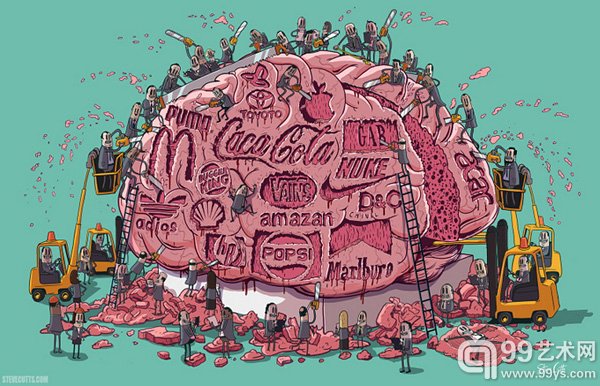 插画师Steve Cutts：讽刺无极限