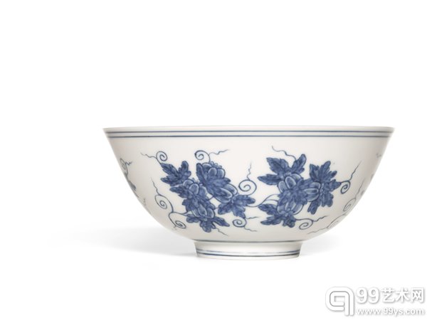 Pilkington_Blue and White Palace Bowl