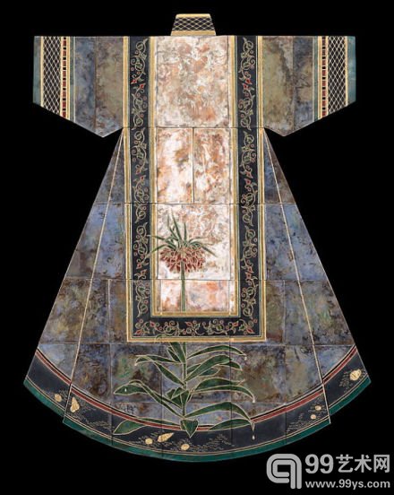 一组用陶瓷设计的东方复古服饰设计作品