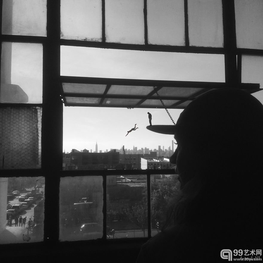 当影像遇上漫画 纽约街头的搞怪奇思妙想