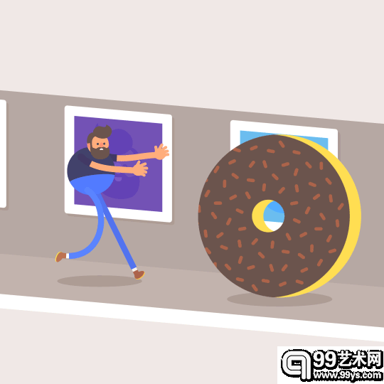 DAY 13 - 在古根海姆著名的螺旋坡道上追逐一只甜甜圈