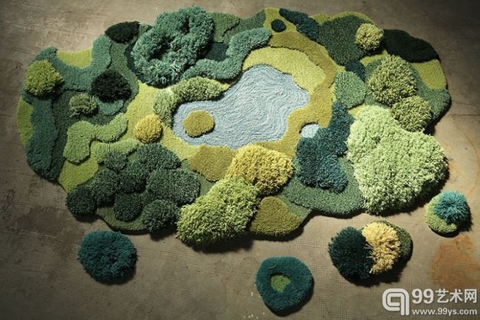 有山有水有草有树 阿根廷自然风光地毯