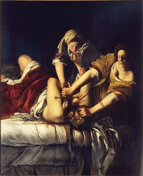 阿特米西亚《朱迪思和霍洛芬斯》（Judith and Holofernes），1620—1621年，现藏于意大利乌菲兹美术馆