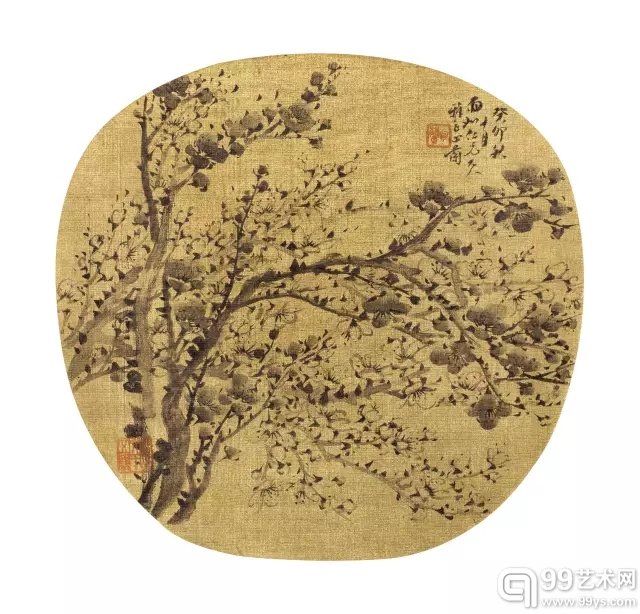  金心兰 墨梅图