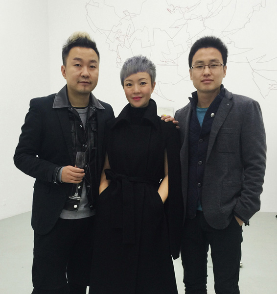 策展人王澈、策展人黄笃、艺琅国际创始人谢蓉、明天文化市场总监张礼
