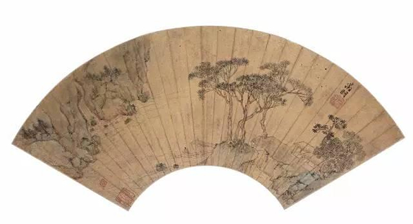 文征明(款) 观瀑图