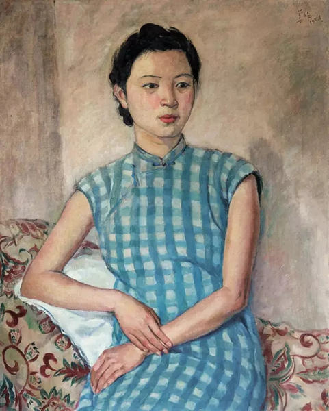 《北平艺专女学生像》
