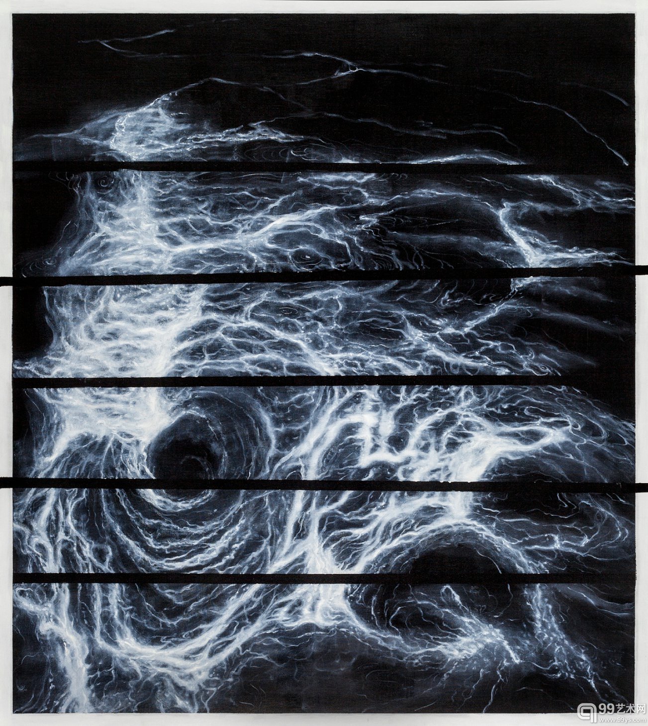 张文彬 漩涡  145×130 cm  布面油画  2015