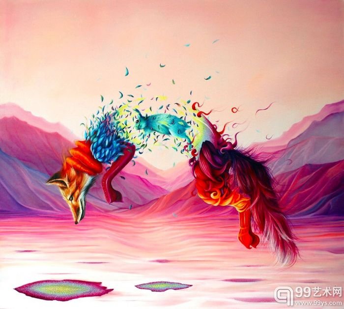 羽毛 缎带和星空：她用细腻的笔触画出动物的世界