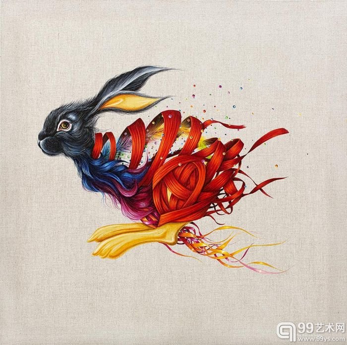 羽毛 缎带和星空：她用细腻的笔触画出动物的世界