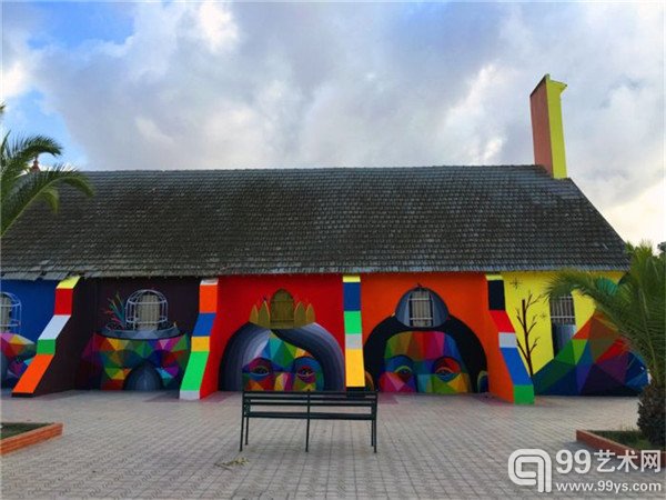 Okuda San Miguel的绘画作品