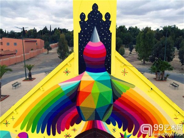 Okuda San Miguel的绘画作品